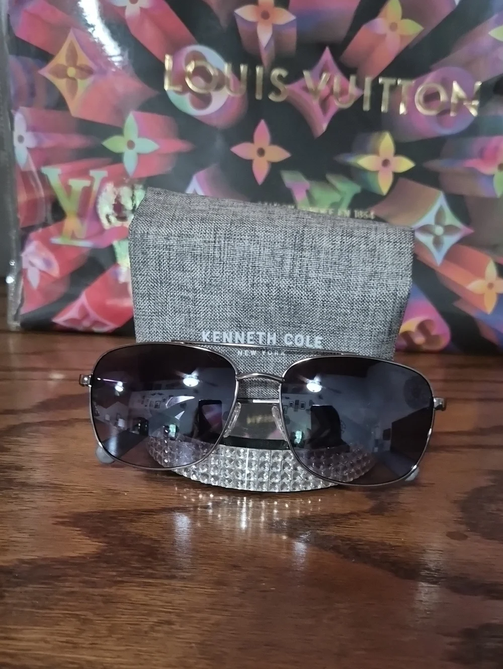 Kenneth Cole Aviator Navigator Sunglasses